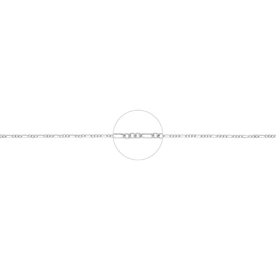 Figaro Chain 2.5mm - Silver