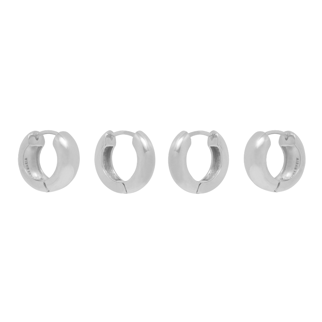 Huggie Bundle - Silver