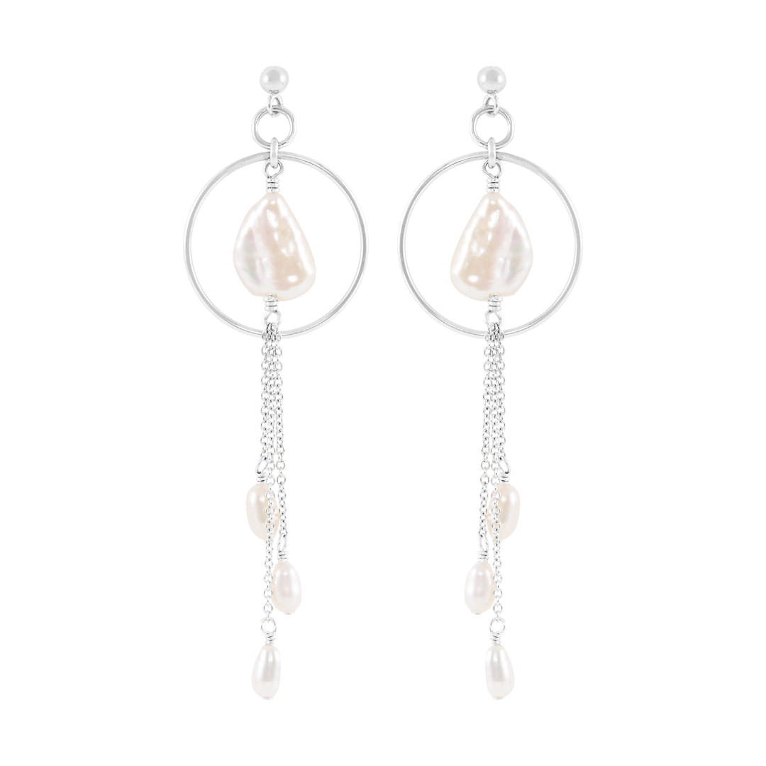 Anita Earrings - Silver