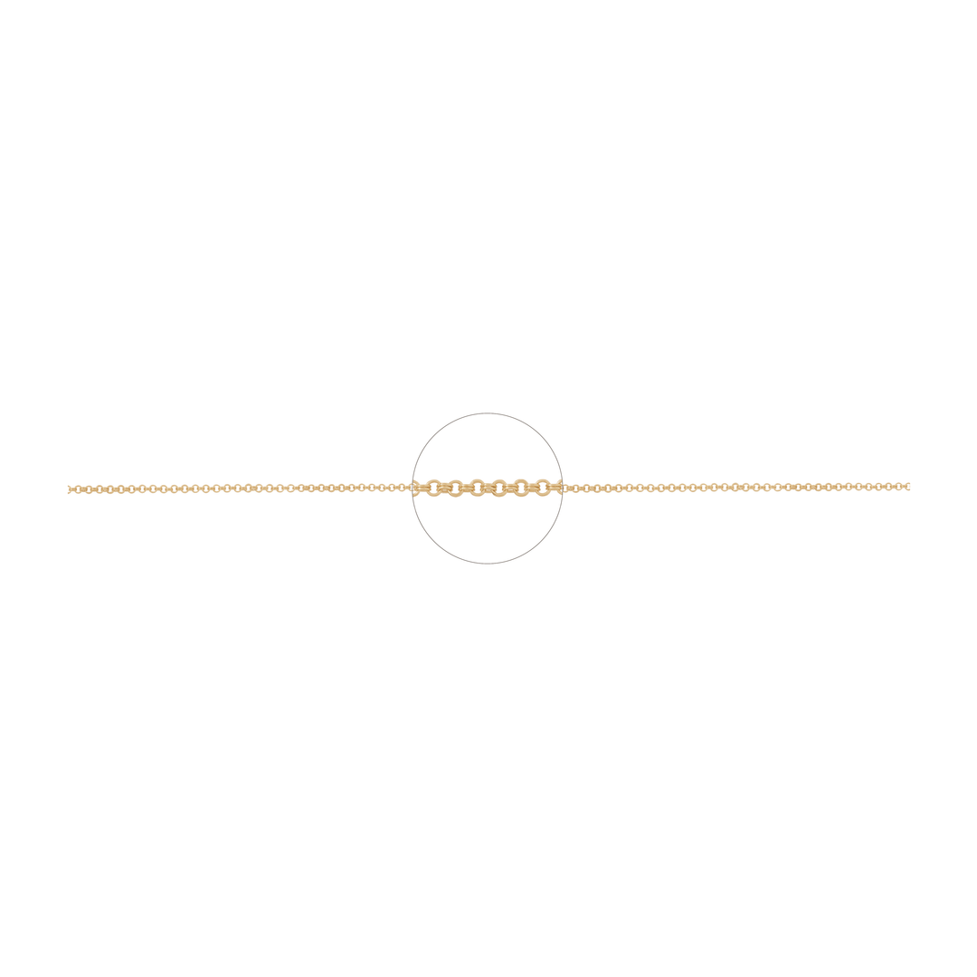 Fine Double Link Chain - Gold