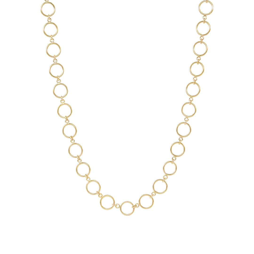 Fine Camelia Necklace - Gold
