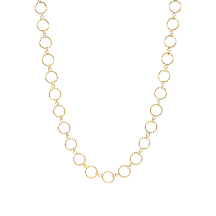 Fine Camelia Necklace - Gold