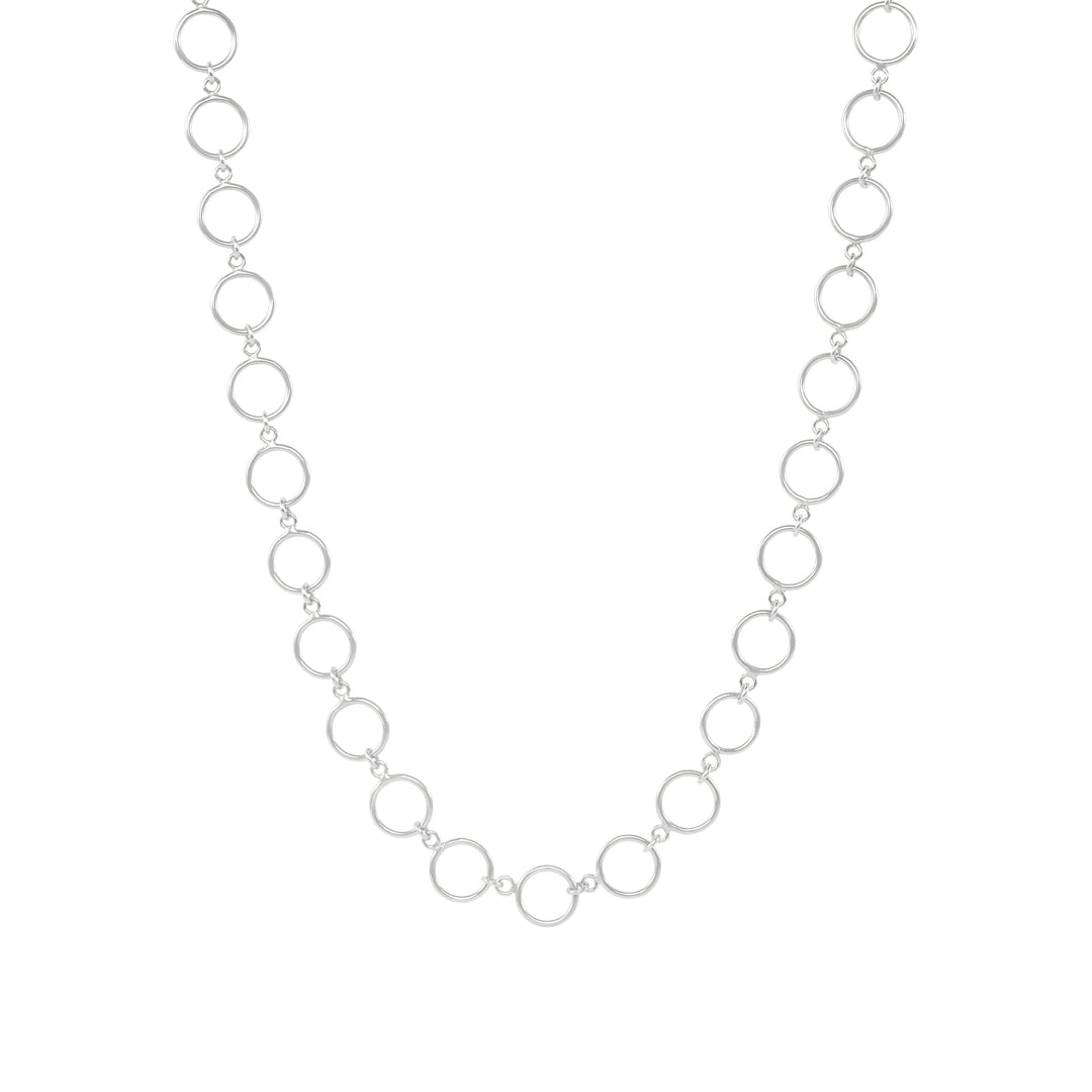 Fine Camelia Necklace - Sterling Silver