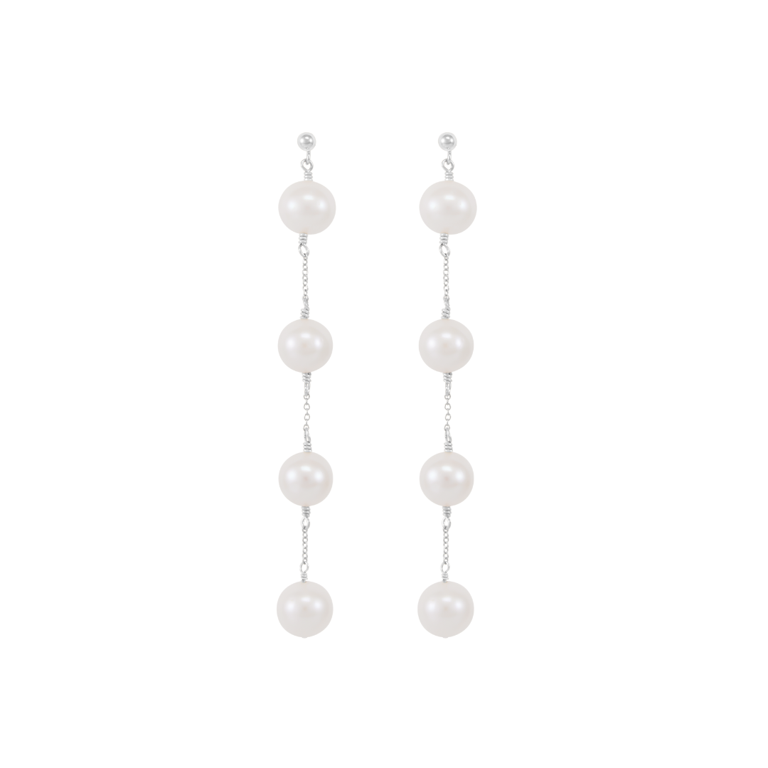 Alba Earrings - Silver