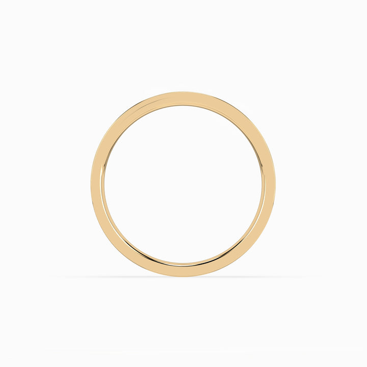 Cigar Ring 3mm - 5mm - Yellow Gold