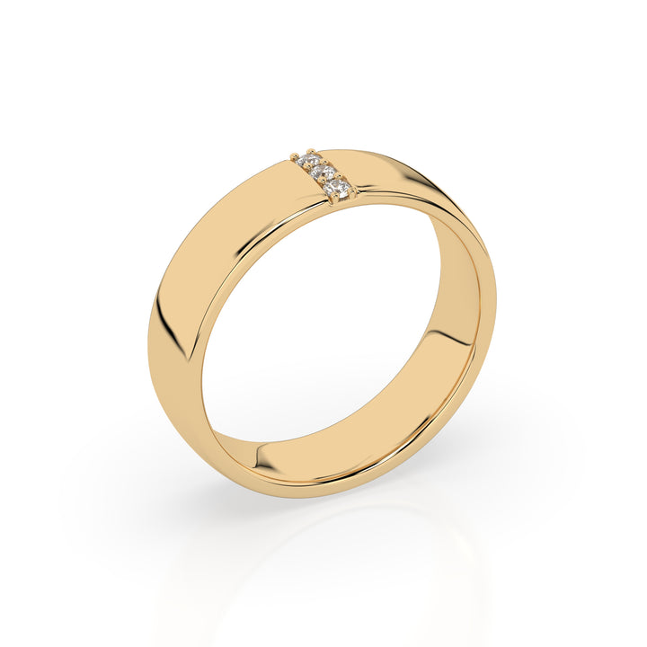 Dominic Diamond Ring - Yellow Gold