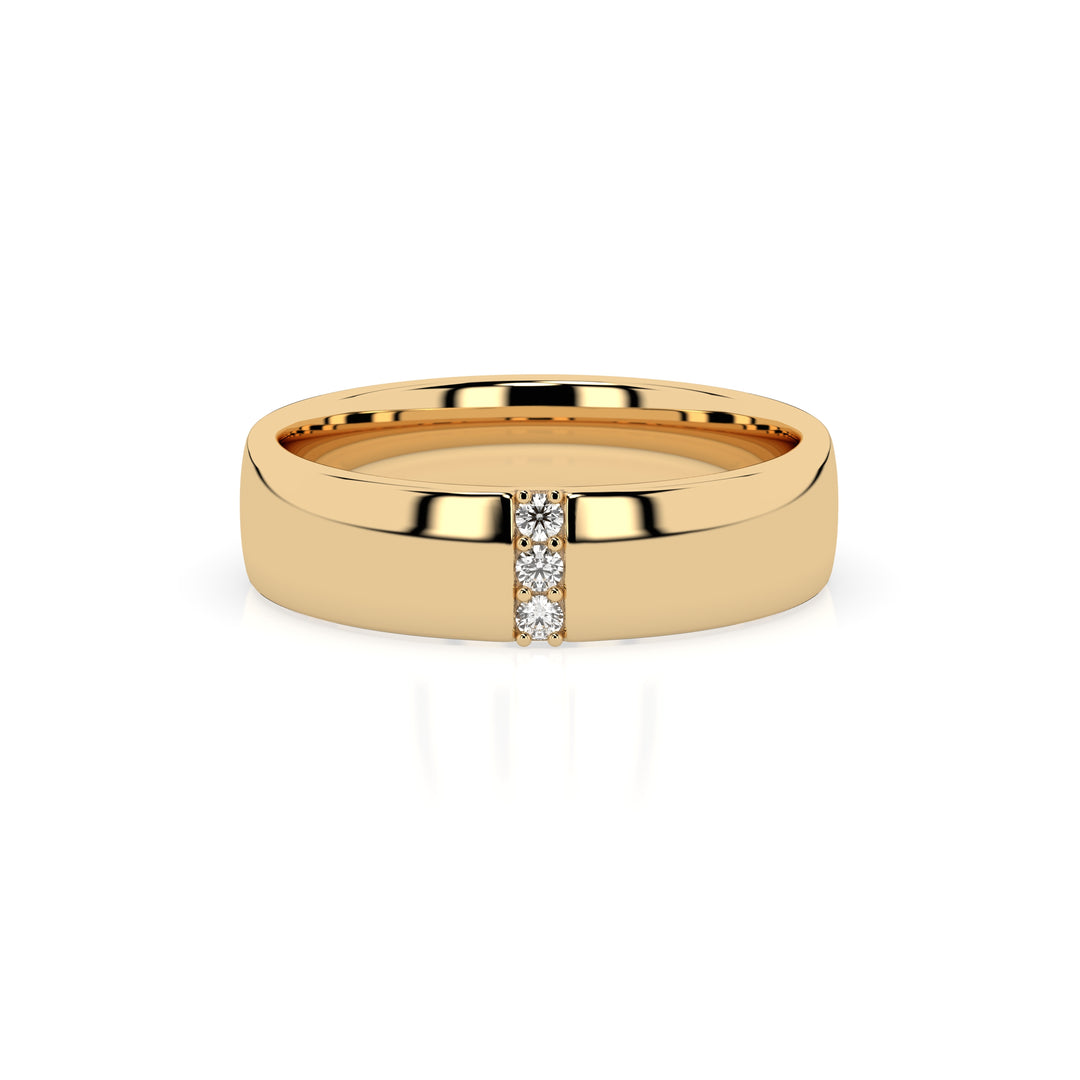 Dominic Diamond Ring - Yellow Gold
