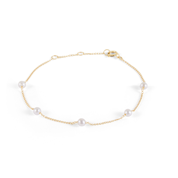 Ivory Bracelet - Solid Gold