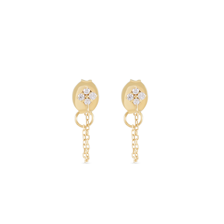 Ivy Earrings - Solid Gold