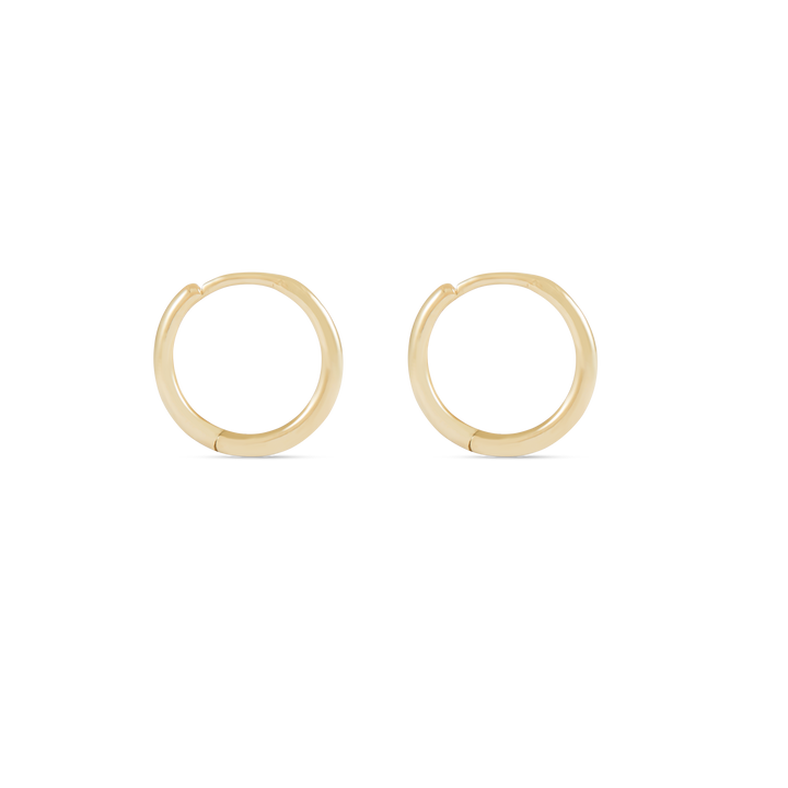 Nikita Hoop Earrings - Solid Gold