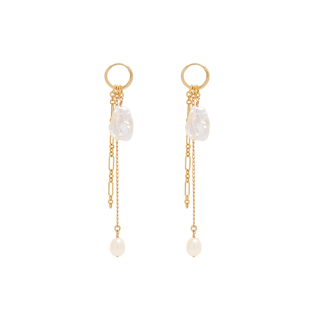 Romilly Mini Hoop Earrings - Gold