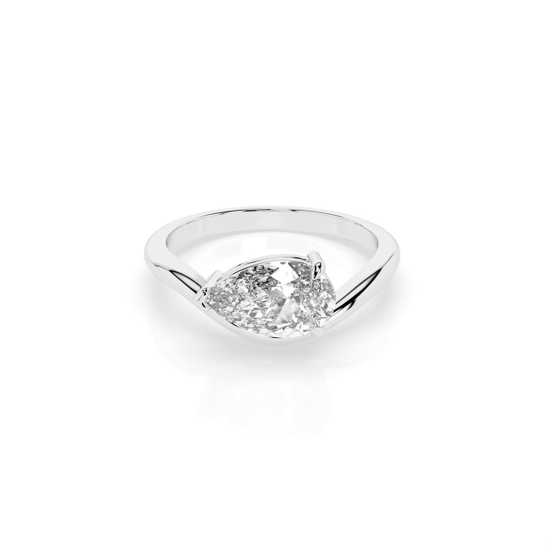 Mira Ring - 9k White Gold