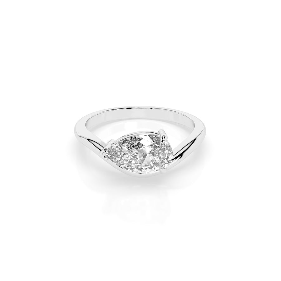 Mira Ring - 18k White Gold