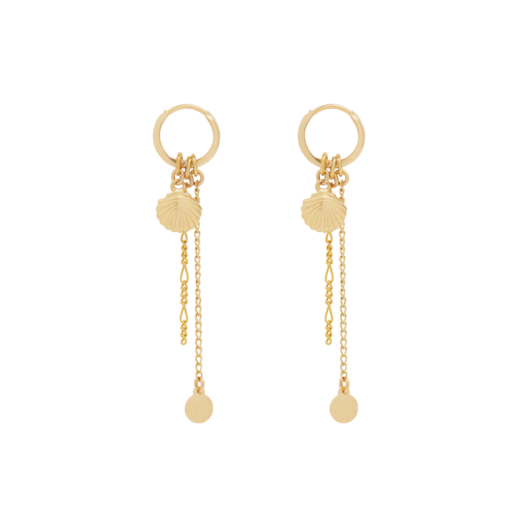 Romilly Mini Hoop Earrings - Gold