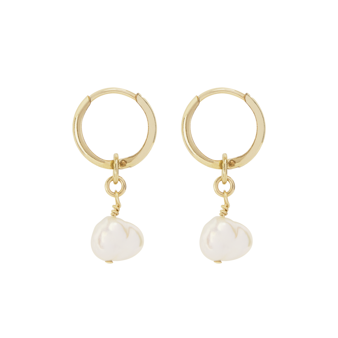 Lucia Mini Hoop Earrings - Gold