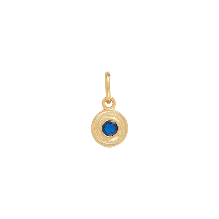 Hanging Birthstone Charm - Gold