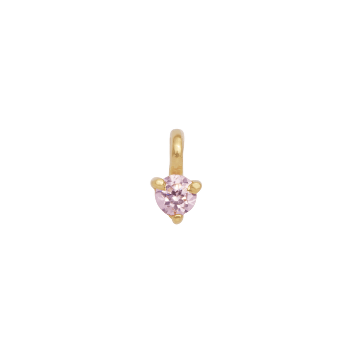 Birthstone Hanging Charm - Gold