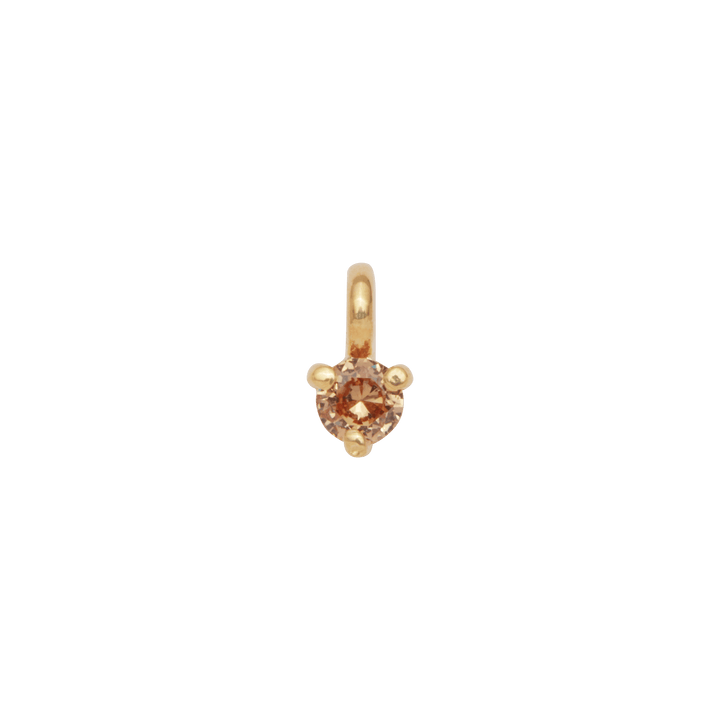 Birthstone Hanging Charm - Gold