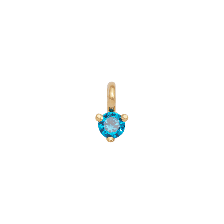 Birthstone Hanging Charm - Gold