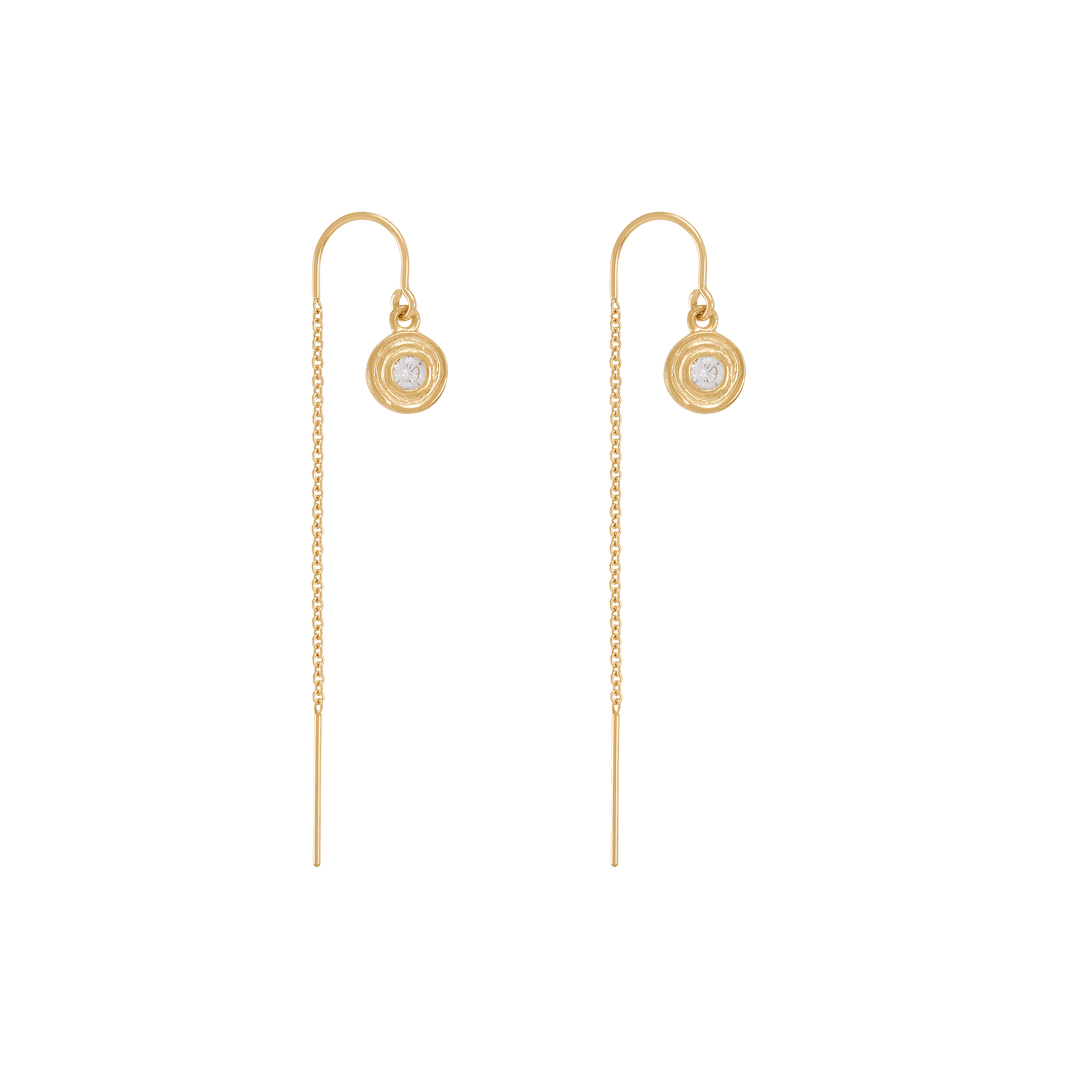 Birthstone Earrings - Gold