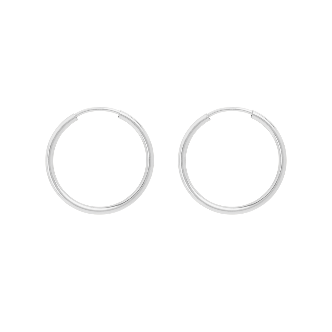 Ora Sleeper Earrings - Silver