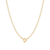 Belcher Necklace with Sailor Clasp - Gold - 16 inch