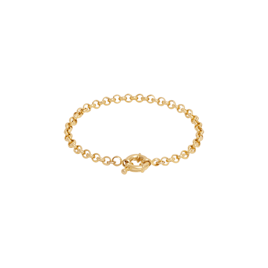 Belcher Bracelet with Sailor Clasp - Gold