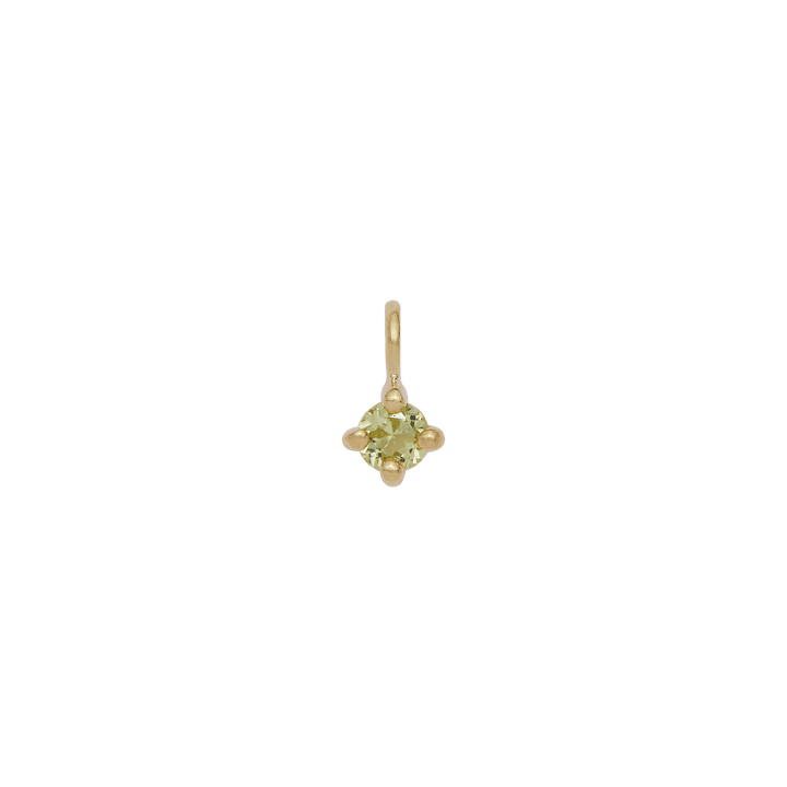 Birthstone Hanging Charm - Gold