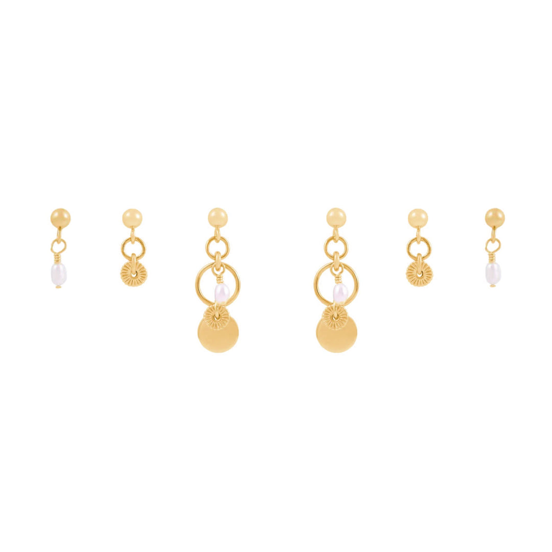 Tilly Earring Stack  - Gold
