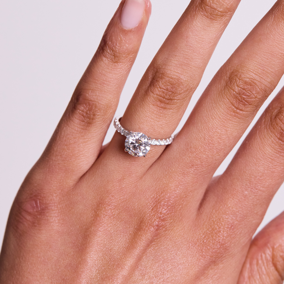 Tali Engagement Ring - White Gold
