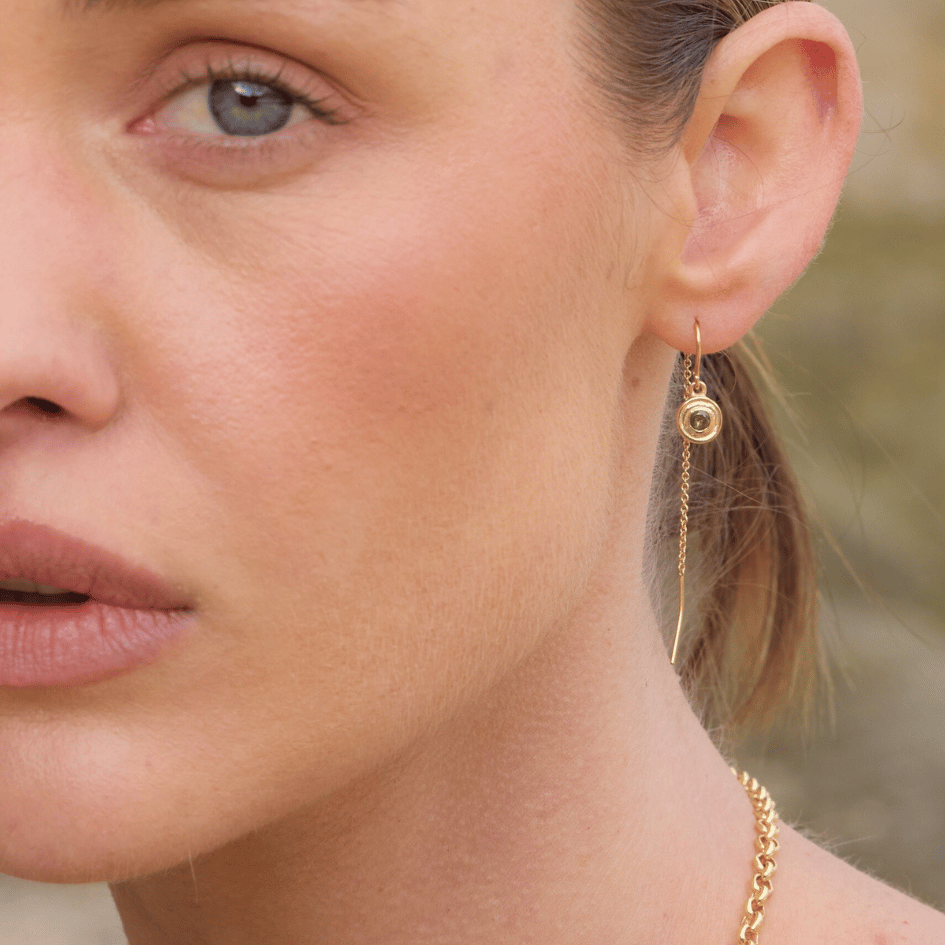 Birthstone Earrings - Gold