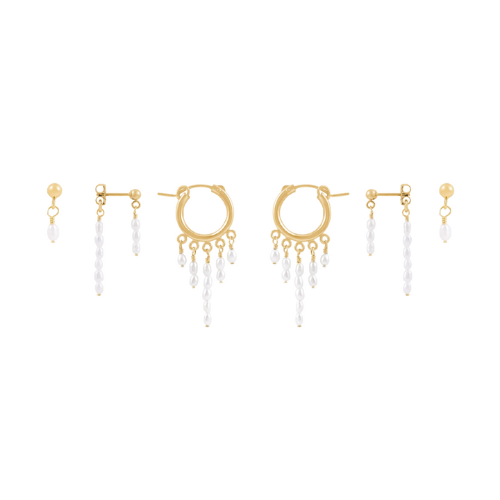 Consie Earring Stack  - Gold