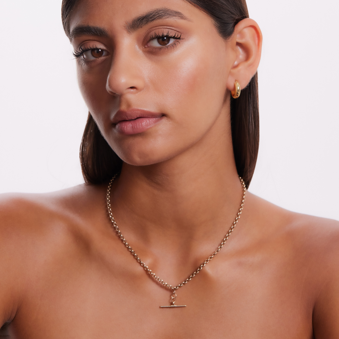 gold necklace
