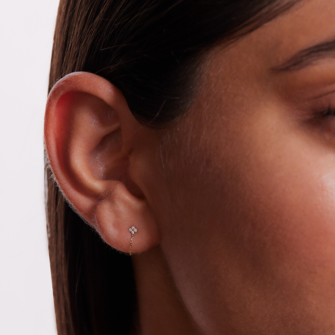Ivy Earrings - Solid Gold