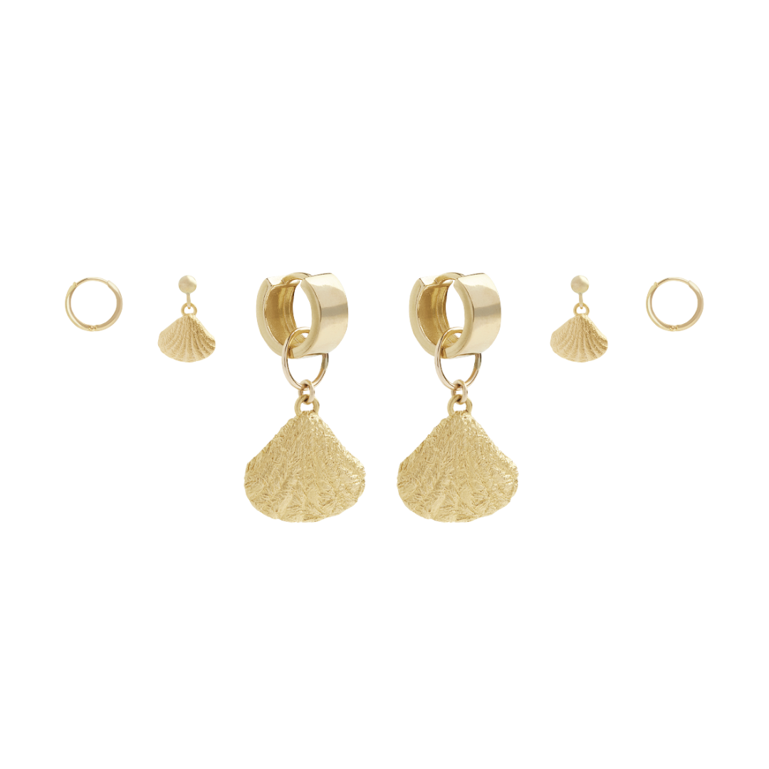 Nicola Earring Stack  - Gold