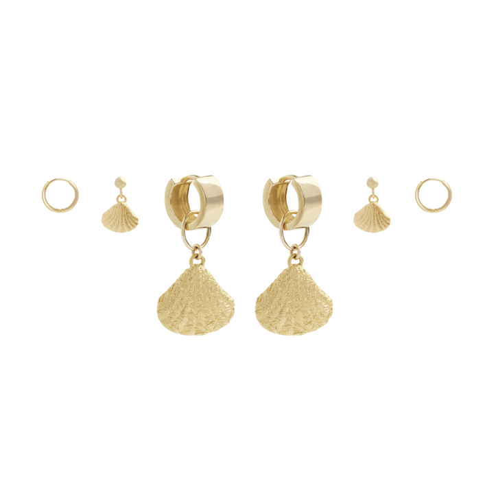 Nicola Earring Stack  - Gold