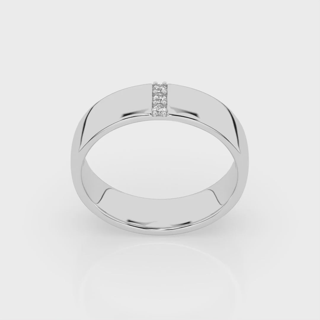 Dominic Diamond Ring - White Gold