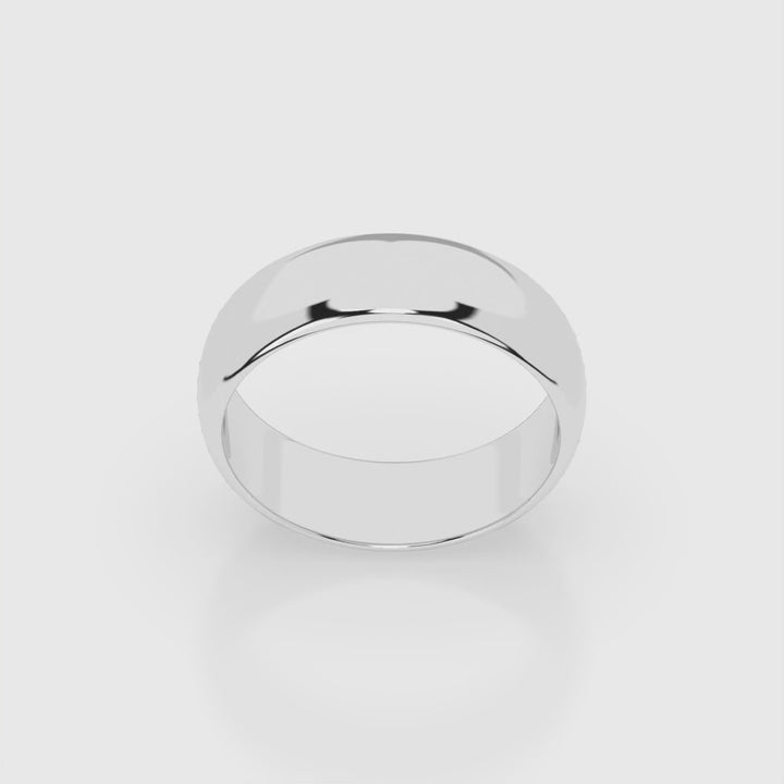Roman Ring - White Gold