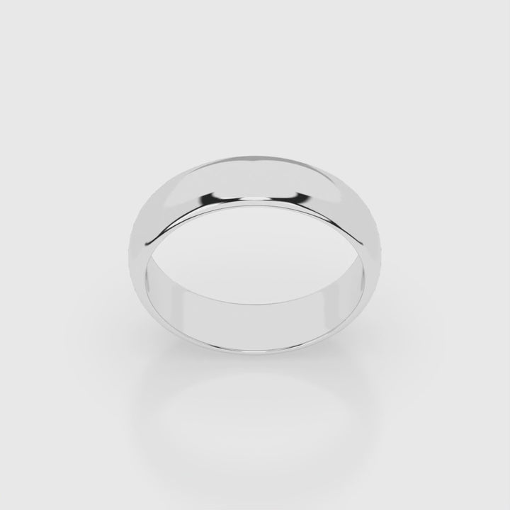 Roman Ring - White Gold