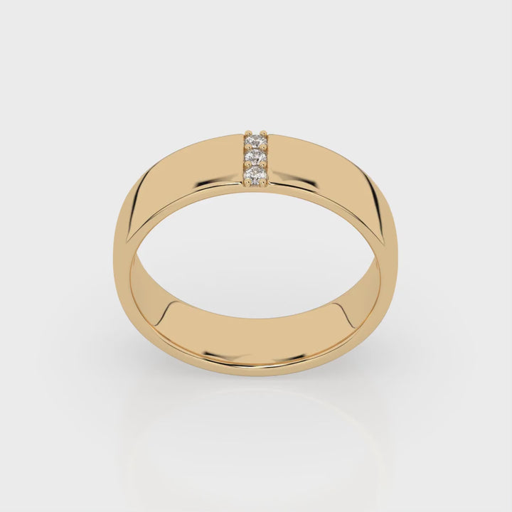 Dominic Diamond Ring - Yellow Gold