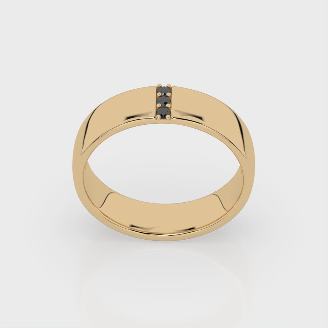 Dominic Diamond Ring - Yellow Gold
