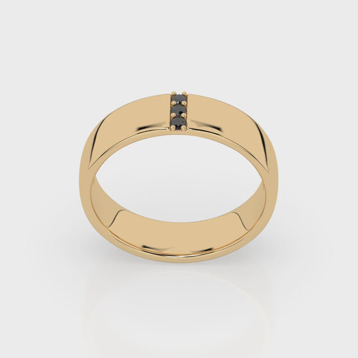 Dominic Diamond Ring - Yellow Gold