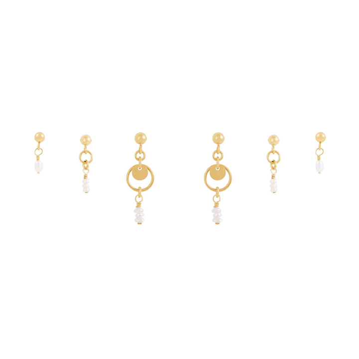 Stevie Earring Stack  - Gold