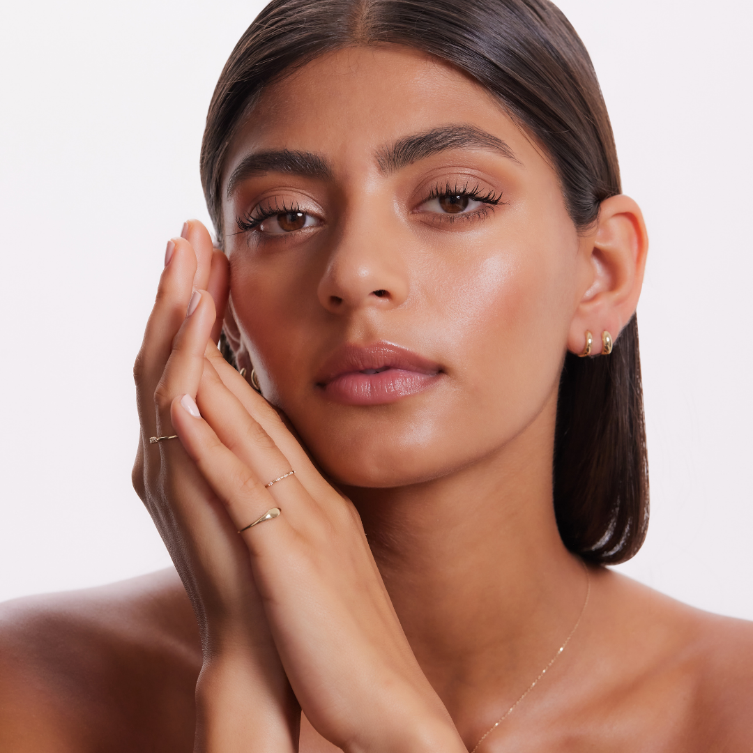 Lumi Hoop Earrings - Solid Gold