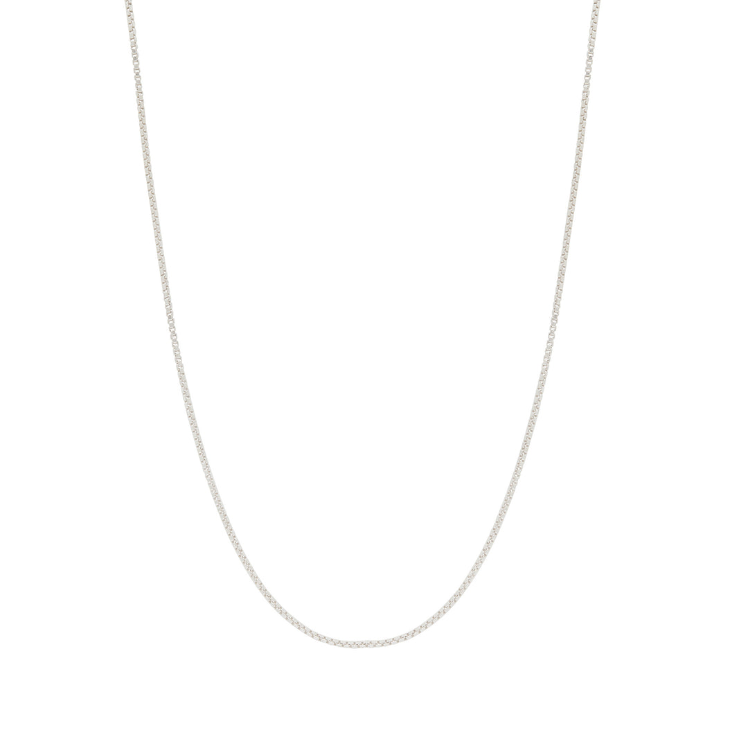 Box Chain Necklace - Sterling Silver