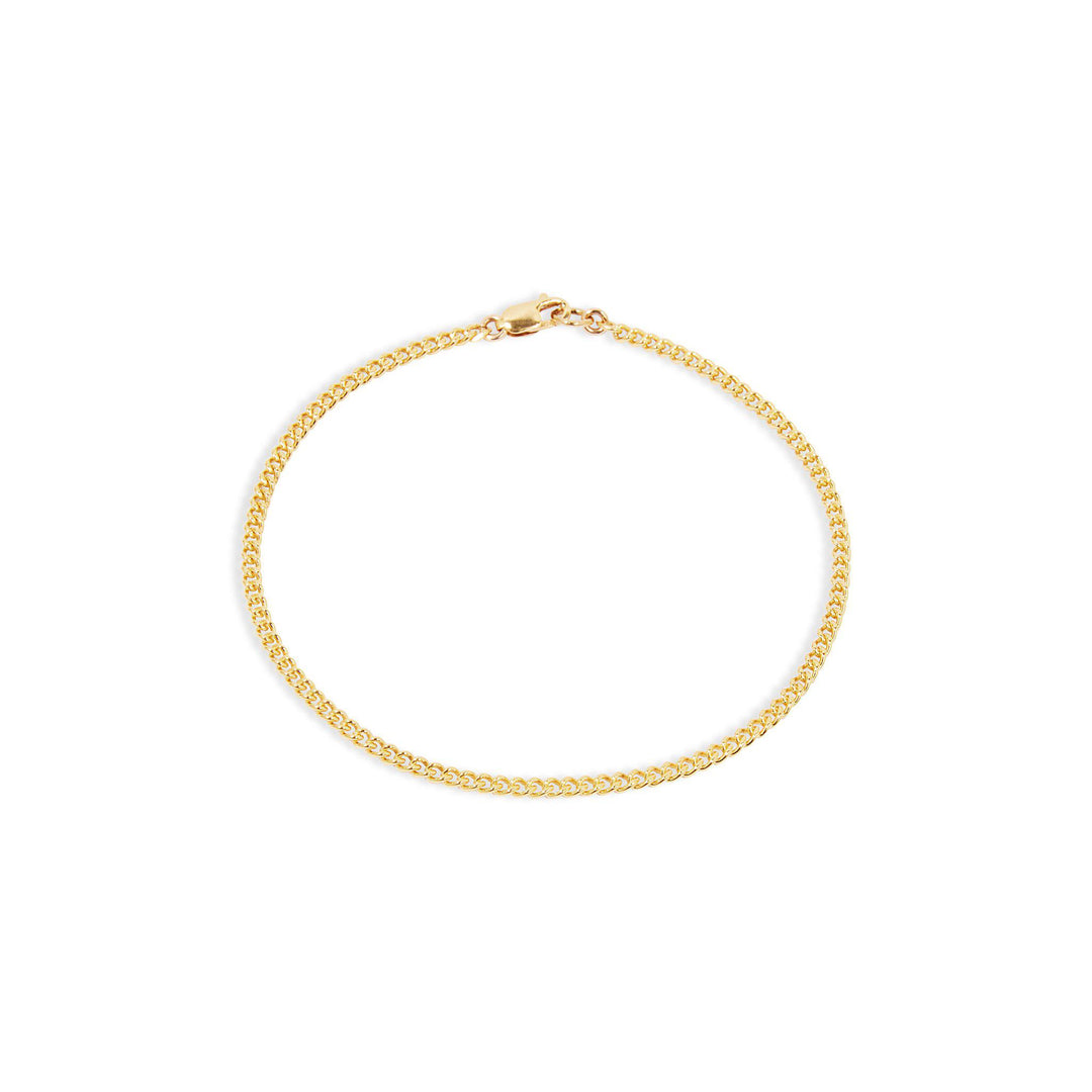 Men's Curb Chain Bracelet - Gold