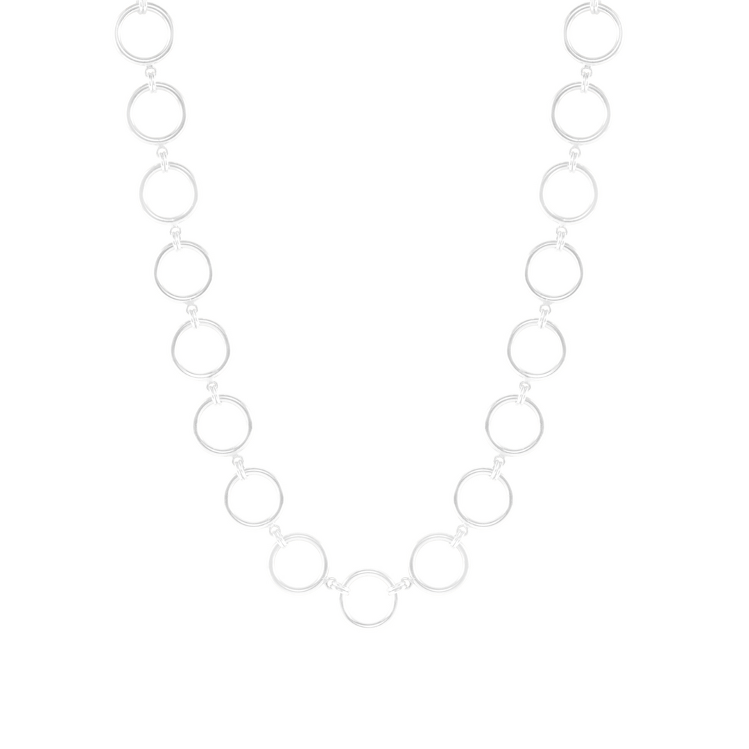 Camelia Necklace - Silver