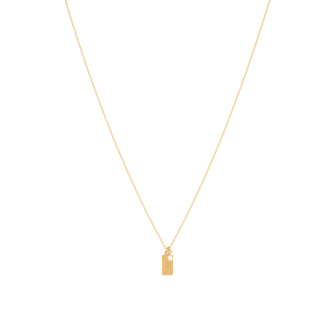 Letter Necklace - Gold