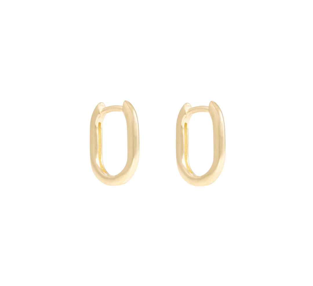 gold hoop earrings