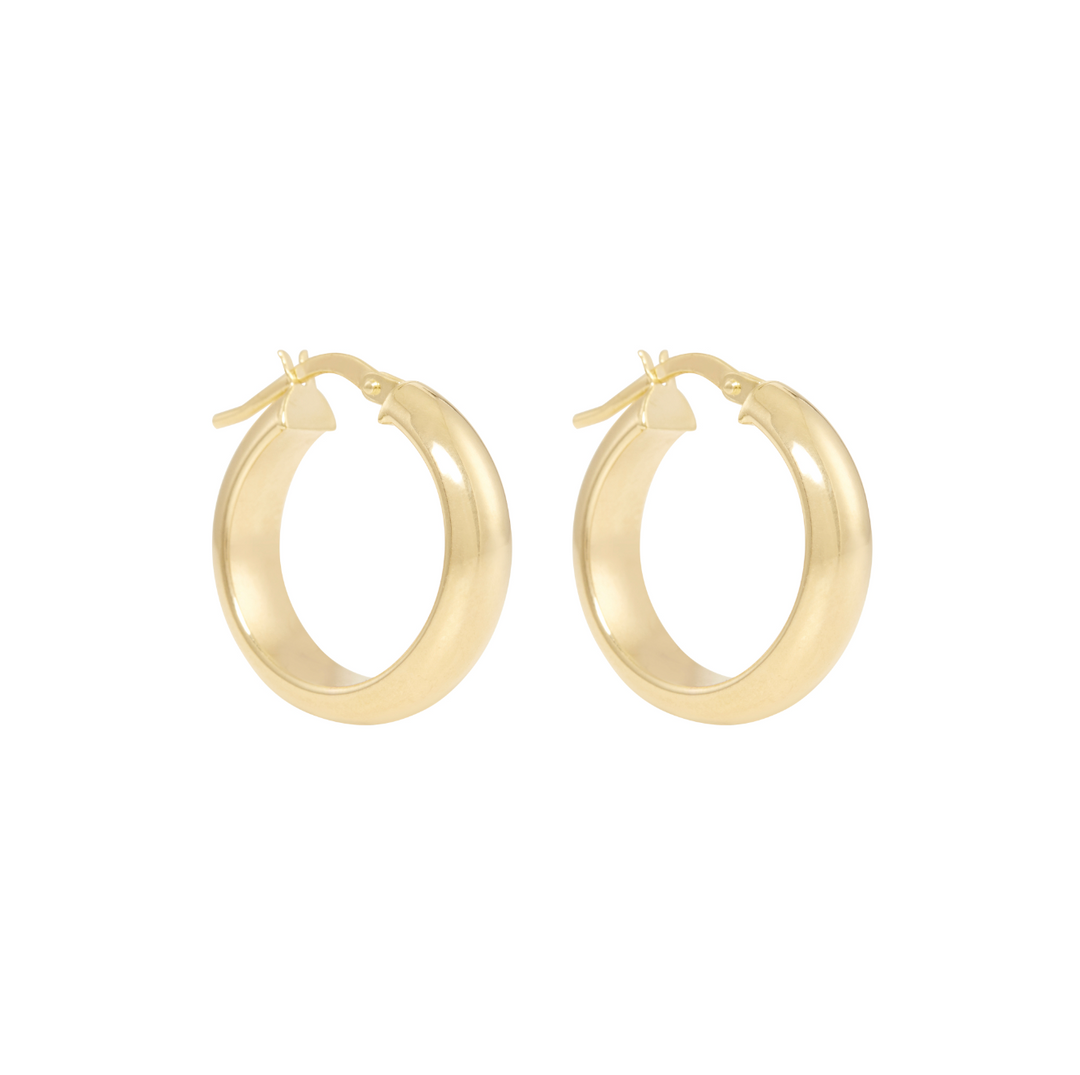 gold earrings